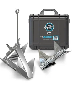 WaveRx 5 lb folding stainless-steel TriAnchor for PWC and skiffs